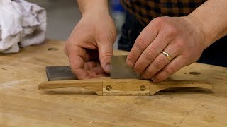 Making a Scraper Blade for Woodworking [upl. by Tarah467]