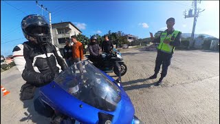 Gaz fren şanzuman halin duman yamaha yamahar7 automobile motovlog honda cbr1000r bikelife [upl. by Irrab]