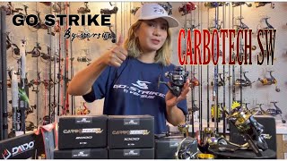 REEL CARBOTECH SW TERBARU⚠️‼️FULL CARBON body amp ROTOR GOSTRIKE BY VERSUS [upl. by Annoled]