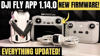 DJI Fly App 1140 amp RC Controller Firmware Review  DJI Neo is HERE [upl. by Anyl943]