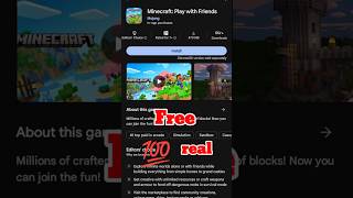 Free Minecraft Premium  How To Install Minecraft premium from Play Store minecraft mcpe shorts [upl. by Lucie]