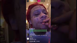 Trippie Redd ig live October 14 2024 RIP Juice WRLD [upl. by Repsac124]