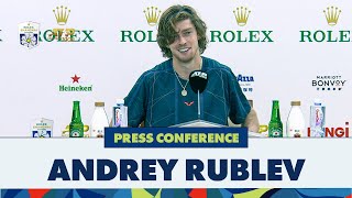 Andrey Rublev Reflects On SemiFinal Win vs Dimitrov  Rolex Shanghai Masters 2023 [upl. by Alderson]