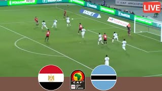 🔴LIVE Egypt Vs Botswana  Africa Cup Of Nations Qualification All Goals Analysis amp Highlights [upl. by Huebner665]