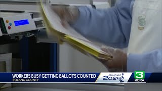 A look inside the ballot counting process in Solano County [upl. by Eirrac235]