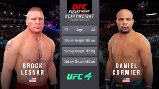 Brock Lesnar vs Daniel Cormier Full Fight  UFC Fight Of The Night [upl. by Hemminger]