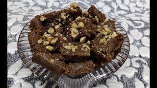 Varat ka Halwa  Akhrot ka Halwa Barfi  Walnut Halwa Recipe  Burfi Recipe [upl. by Adnaw]