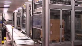 Palletizing for InterSystem at Arla Foods Kallhäll Sweden [upl. by Chauncey307]