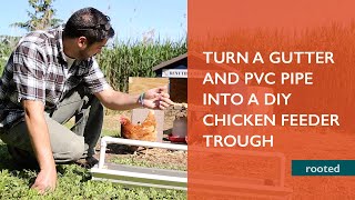 Homestead Hacks Easy DIY Chicken Feeder [upl. by Gilbye86]