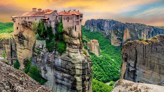 Meteora The Incredible Cliff Monasteries Of Northern Greece  From the Mountains to the Shoreline [upl. by Petrick]