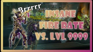 Wisp Prime Vs lvl 9999 Void Cascade Build  Warframe [upl. by Aeirdna]