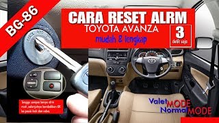 Cara reset alarm toyota avanza dengan mudah [upl. by Clementina]