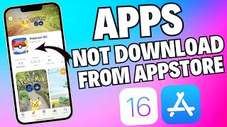 App store not downloading apps  How to fix iPhone Apps Not Download from appstore 2023 [upl. by Dante369]