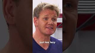 Lazy chef claims hes not lazy KitchenNightmares GordonRamsay [upl. by Asilla]