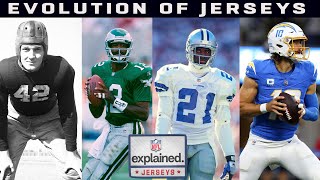 Evolution of NFL Jerseys  NFL Explained [upl. by Fisher256]