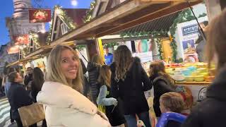 Christmas Market Lisbon  Christmas Preparation in Europe 2 [upl. by Aniaz]