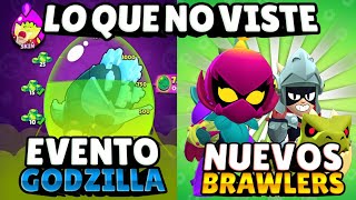 🔥TODO LO QUE NO VISTE de la BRAWL TALK🔥EVENTO GODZILLA 2 NUEVOS BRAWLERS Y MAS😱 [upl. by Ybor394]