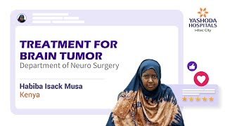 Treatment for Brain Tumor Medulloblastoma  Yashoda Hospitals Hyderabad [upl. by Eulalie]