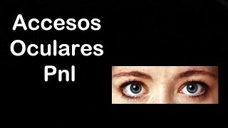 Accesos oculares pnl ojos accesos oculares ejercicio programacion neurolinguistica accesos pnl [upl. by Segroeg]