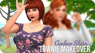 AMBER STEIN  Sims 4 Townie Makeover [upl. by Emarie]