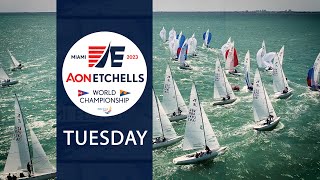 AON 2023 Etchells World Championship  Tuesday [upl. by Licec422]