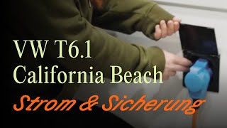 VW T61 California Beach Stromanschlüsse  Off by CamperBoys 2024 [upl. by Okechuku453]