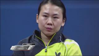 Pauline Chasselin  Yuan Jia Nan FINALE Championnat de France Tennis de table 2017 [upl. by Bunnie]