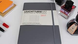 LEUCHTTURM 1917  Fountain pen friendly journals Weekly Planner amp Notebook [upl. by Ynnhoj]