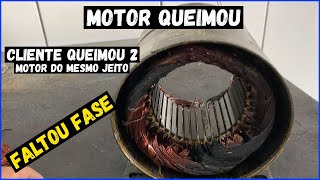 COMO Rebobinar motor Passo  Passo Queimou Porque Faltou fase de Energia [upl. by Nyral80]