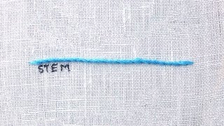 How to Stem Stitch [upl. by Ahsennek642]