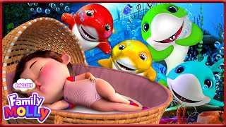 Baby Sharks Playtime Party Song 🐬✨🎶 More Kids Songs  MollyNurseryRhymesKidsSong [upl. by Aruasor]