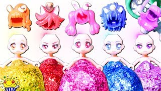 【プリキュアの髪をチェンジしてみよう★】キラキラドレス魔法で変身します✨ [upl. by Anatak]