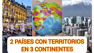 Los únicos 2 países tricontinentales del mundo 😲😮 [upl. by Gerry29]