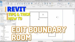 Revit How To Edit Boundary Room [upl. by Noami]