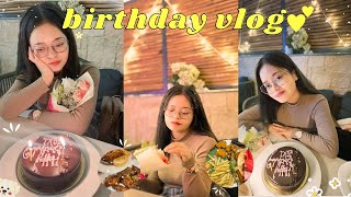 Birthday Vlog ✨💕  Wongdhen Cafe  Surprise Dinner 🥘  BUrgerr king 🤴  birthday btsarmy vlog [upl. by Eniamurt190]