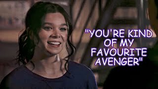 Kate Bishop fangirling over Hawkeye and avengers for over 2 minutes [upl. by Jerusalem]