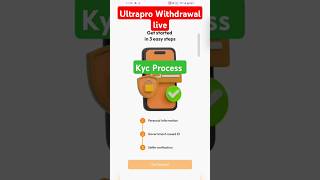 👍Ultrapro Exchange Withdrawal Process Ultrapro Exchange KYC Update Ultrapro New Update shortsfeed [upl. by Yonatan668]