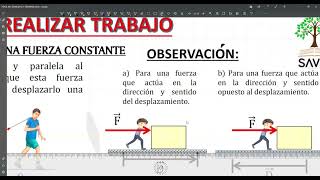 S8 Física I  Trabajo y potencia ABC [upl. by Nema14]