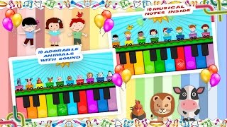 Kids Piano  Musical Baby Piano  Numbers Mode [upl. by Iruam135]