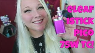 eLeaf iStick PICO 75W TC Kit  TiaVapes Review [upl. by Aramat]