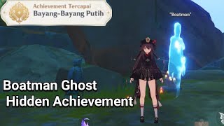 Boatman Ghost Location  Hidden Achievement  Tsurumi Island Genshin Impact [upl. by Sabec]