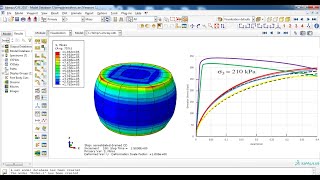 3D Triaxial Test of soil using Cam Clay Cap plasticity MohrCoulomb Druckerprager Abaqus [upl. by Corry]