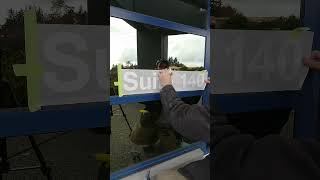 Window Vinyl 62 signs oddlysatisfying satisfying shorts vinylinstallation [upl. by Valerye]