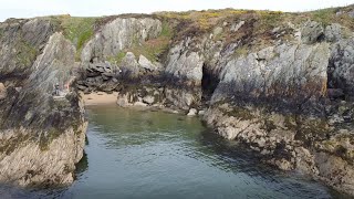 The Creek in Amlwch Anglesey DJI mini 2 drone footage [upl. by Lombardi]