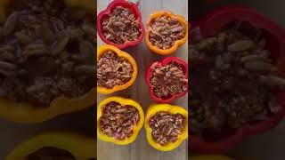 Stuffed Bell Peppers  Betty Crocker Approved [upl. by Inar]