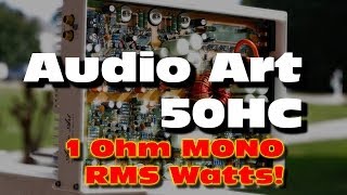 Audio Art 50HC 1 Ohm Mono Tested RMS Power [upl. by Auka898]