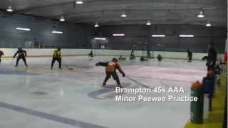 Bronko Hockey Brampton AAA Minor Peeweewmv [upl. by Ioved]