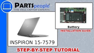 Dell Inspiron 157579 P58F001 Battery HowTo Video Tutorial [upl. by Mini137]