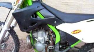 walk around and startup my 2000 kx 250 [upl. by Adnohsirk]