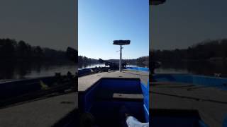 Blazer bass boat Take off Lake Lanier [upl. by Irvin]